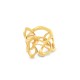 ANELLO APERTO REGOLABILE A FASCIA TRAFORATO - YC25312B418