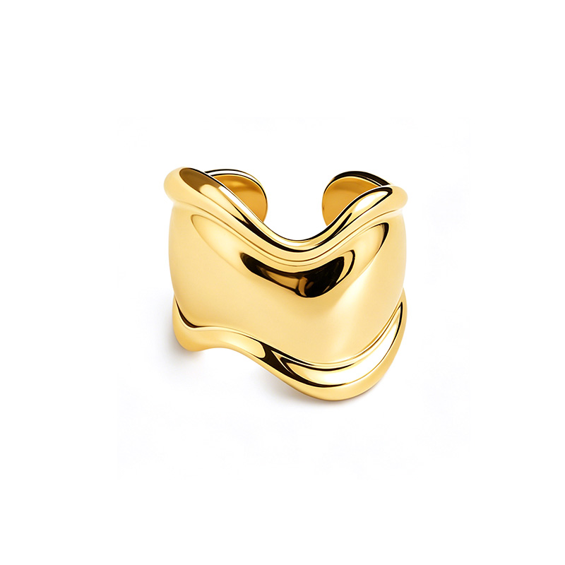 ANELLO APERTO REGOLABILE ONDA - YC25312B428