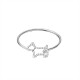 ANELLO SOTTILE REGOLABILE DI VARIE FORME CON STRASS - YC2540B ANELLO SOTTILE REGOLABILE DI VARIE FORME CON STRASS - YC2540B