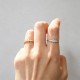 ANELLO REGOLABILE CON 5 ZIRCONI MARQUISE - YC2652C966