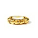 ANELLO REGOLABILE CON MOTIVO INTRECCIATO - YC2670C949