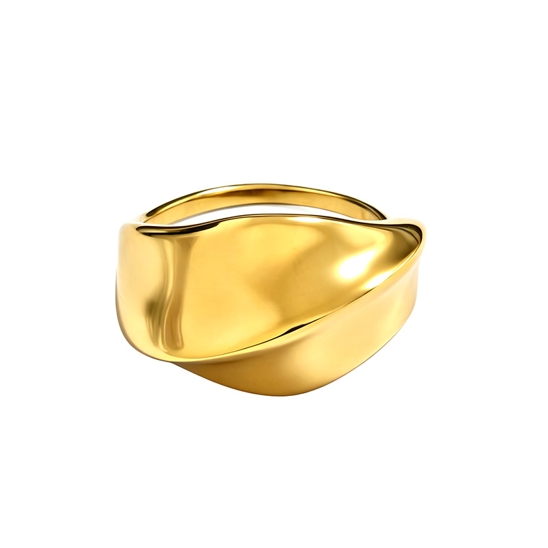 ANELLO REGOLABILE BOMBATO ONDULATO - YC2684C945