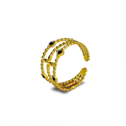 MULTILINE RING WITH RHINESTONE - YG2348E321