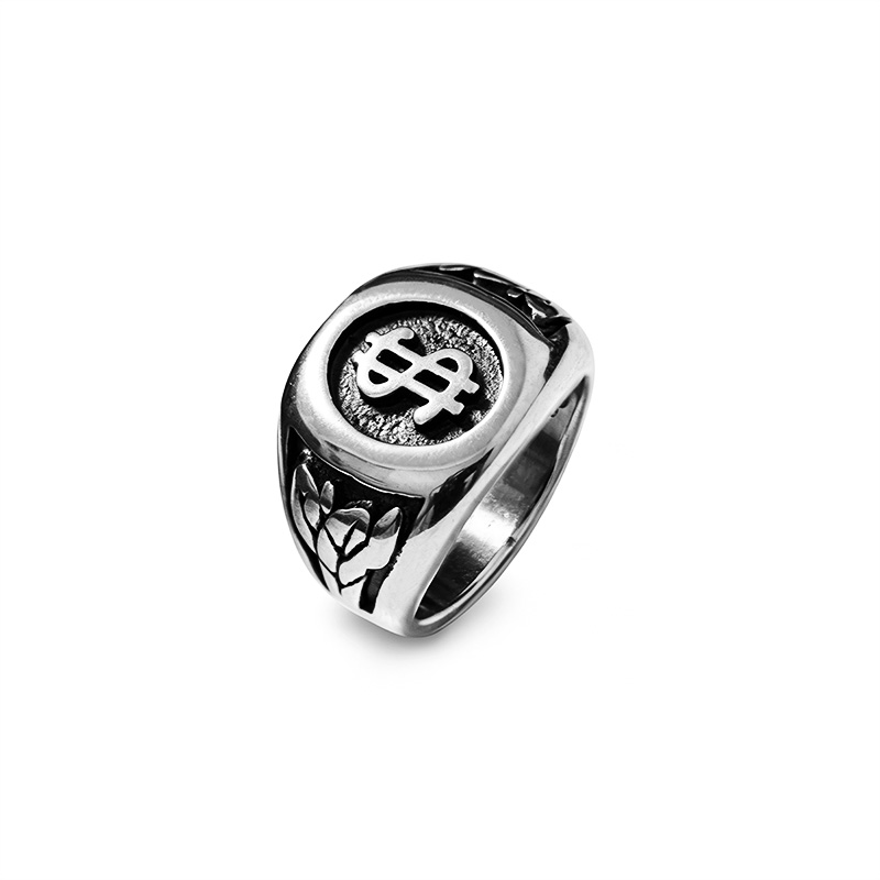 ANELLO CHEVALIER CON SIMBOLO DEL DOLLARO - MY2656C873