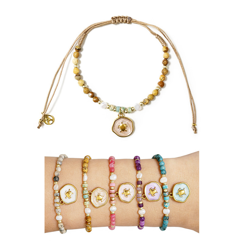 SET DI 6 BRACCIALI ASSORTITI CON COULISSE CON ESPOSITORE - 20260407B