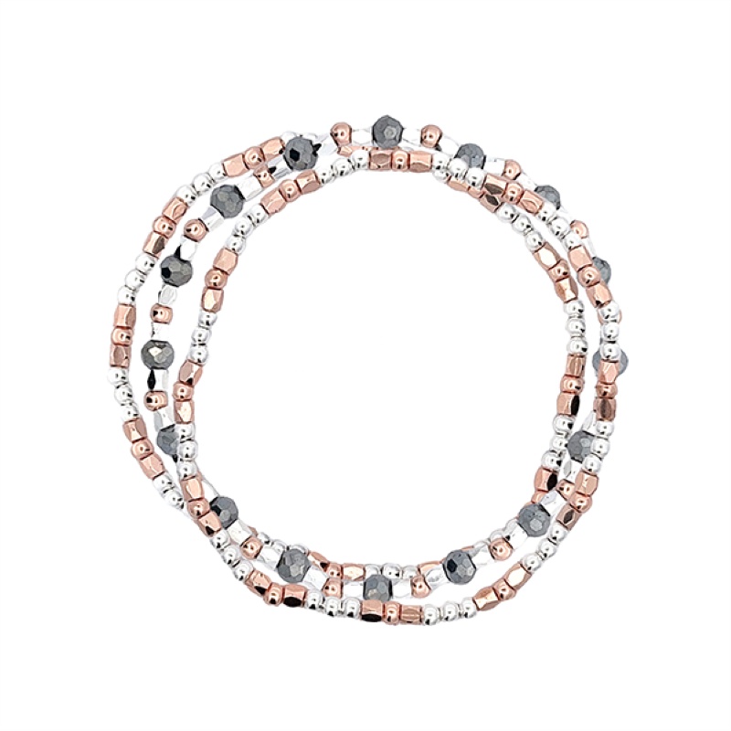 SET DI TRE BRACCIALETTI ELASTICI - AJJ20823704B12