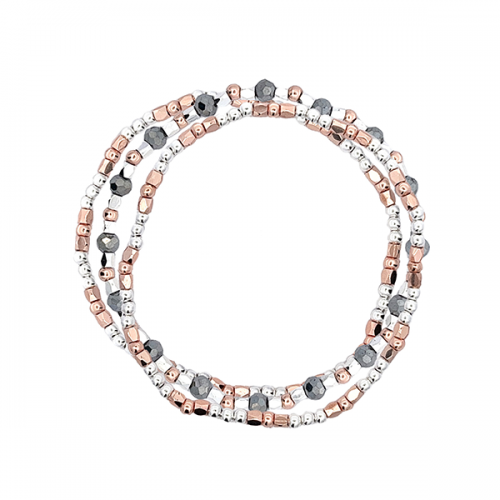 SET DI TRE BRACCIALETTI ELASTICI - AJJ20823740B12