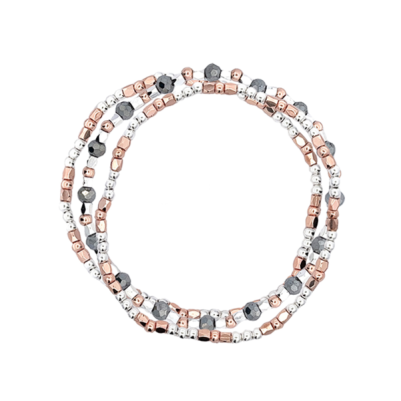 SET DI TRE BRACCIALETTI ELASTICI - AJJ20823740B12