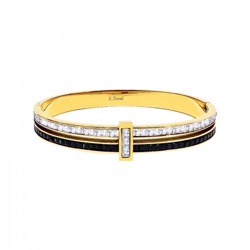 BRACCIALE RIGIDO CON ZIRCONE - DH22100D329
