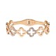BRACCIALE RIGIDO TRAFORATO QUADRIFOGLIO - DH2488B527