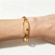 BRACCIALE RIGIDO LINEE INCROCIATE - DH2580B479