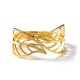 BRACCIALE RIGIDO A MOLLA CON FOGLIE TRAFORATE - DH2588B476