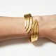 BRACCIALE RIGIDO A MOLLA CON ALI INTRECCIATE - DH2588B477