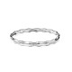 BRACCIALE RIGIDO EFFETTO BAMBÙ CON STRASS - DH2588B484