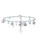 BRACCIALE A CATENA CON CHARMS MARINI E PERLINE COLORATE - FFJ25100C598