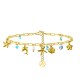 BRACCIALE A CATENA CON CHARMS MARINI E PERLINE COLORATE - FFJ25100C598