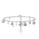 BRACCIALE A CATENA CON CHARMS MARINI E PERLINE COLORATE - FFJ25100C598