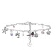 BRACCIALE A CATENA CON CHARMS MARINI E PERLINE COLORATE - FFJ25100C598