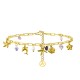 BRACCIALE A CATENA CON CHARMS MARINI E PERLINE COLORATE - FFJ25100C598
