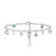 BRACCIALE A CATENA CON CHARMS MISTI - FFJ251024C606