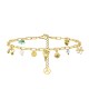 BRACCIALE A CATENA CON CHARMS MISTI - FFJ251024C606