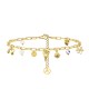 BRACCIALE A CATENA CON CHARMS MISTI - FFJ251024C606