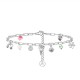 BRACCIALE A CATENA CON CHARMS MISTI - FFJ251024C606