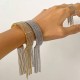 BRACCIALE SEMIRIGIDO REGOLABILE CON NAPPE A CATENA A SFERA - FFJ25184C724