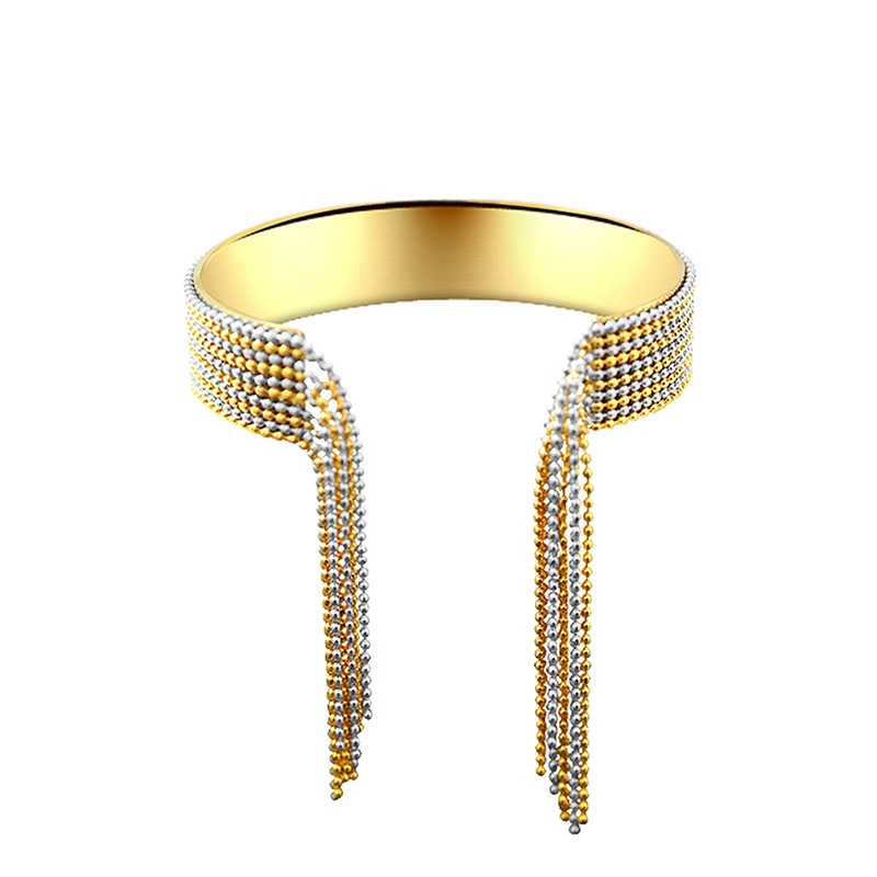 BRACCIALE SEMIRIGIDO REGOLABILE CON NAPPE A CATENA A SFERA - FFJ25184C724