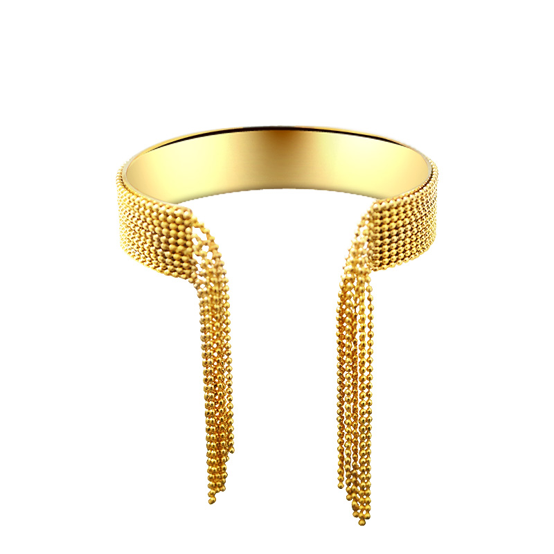 BRACCIALE SEMIRIGIDO REGOLABILE CON NAPPE A CATENA A SFERA - FFJ25184C724