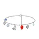 BRACCIALE A CATENA CON CHARMS FRUTTA - FFJ25624C608