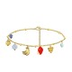BRACCIALE A CATENA CON CHARMS FRUTTA - FFJ25624C608