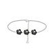 BRACCIALE CON TRE FIORI SMALTATI - FFJ25784C624