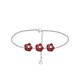 BRACCIALE CON TRE FIORI SMALTATI - FFJ25784C624