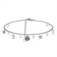 BRACCIALE A CATENA CON CHARMS MARINI E PERLINE COLORATE - FFJ25864C612
