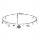 BRACCIALE A CATENA CON CHARMS MARINI E PERLINE COLORATE - FFJ25864C612