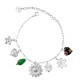 BRACCIALE A CATENA CON CHARMS FLOREALI - FFJ2592C600