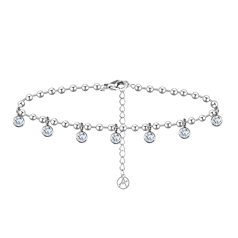 BRACCIALE CATENA A SFERE CON CHARM PUNTI LUCE - FFJ2664C840