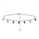 BRACCIALE CATENA A SFERE CON CHARM PUNTI LUCE - FFJ2664C840