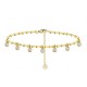 BRACCIALE CATENA A SFERE CON CHARM PUNTI LUCE - FFJ2664C840