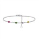 BRACCIALE CON ZIRCONI MULTITAGLIO COLORATI - FFJ2676C842