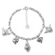 BRACCIALE PEPITA CON CHARMS AMORE & CUORE SACRO - FJ24116B874 BRACCIALE PEPITA CON CHARMS AMORE & CUORE SACRO - FJ24116B874