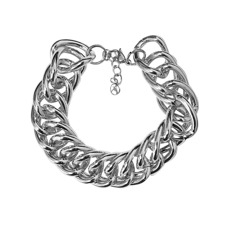 BRACCIALE A DOPPIA CATENA GRUMETTA GROSSA - FJ24472B510