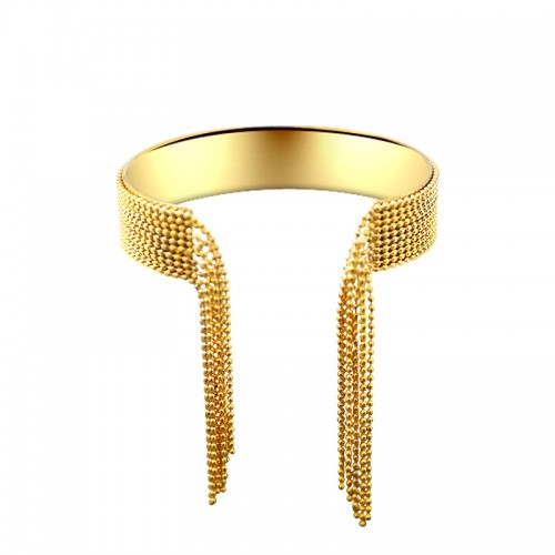 BRACCIALE SEMIRIGIDO REGOLABILE CON NAPPE A CATENA A SFERA - FJ251112B