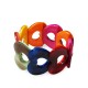 BRACCIALE ELASTICO CUORE IN ACRILICO - FT2480B995