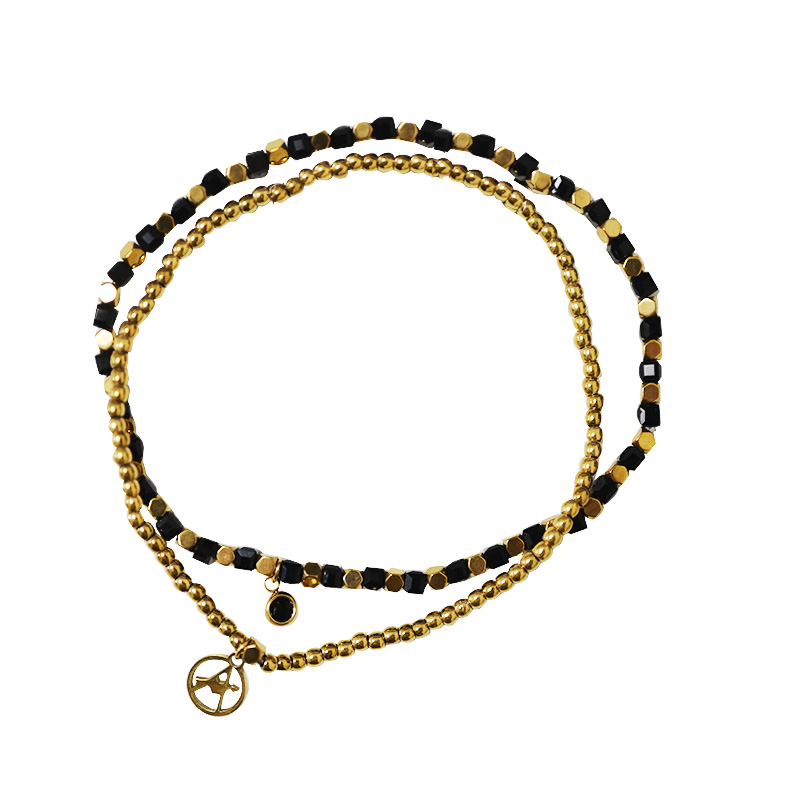 SET DI 2 BRACCIALI ELASTICI CON PERLINE - GD251024B914