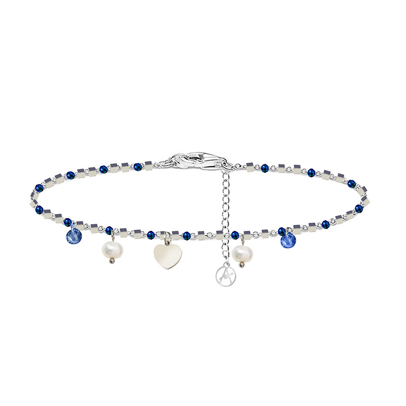 BRACCIALE DI PERLINE CON CIONDOLI CUORE & PERLA E ZIRCONE - JN21924116D12 BRACCIALE DI PERLINE CON CIONDOLI CUORE & PERLA E ZIRCONE - JN21924116D12