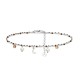 BRACCIALE DI PERLINE CON CIONDOLI LUNA & PERLA E ZIRCONE - JN21924116D13