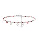 BRACCIALE DI PERLINE CON CIONDOLI QUADRIFOGLIO & PERLA E ZIRCONE - JN21924116D15 BRACCIALE DI PERLINE CON CIONDOLI QUADRIFOGLIO & PERLA E ZIRCONE - JN21924116D15