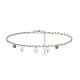 BRACCIALE DI PERLINE CON CIONDOLI QUADRIFOGLIO & PERLA E ZIRCONE - JN21924116D15 BRACCIALE DI PERLINE CON CIONDOLI QUADRIFOGLIO & PERLA E ZIRCONE - JN21924116D15